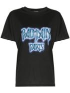 Balmain Paris Logo T-shirt - Black