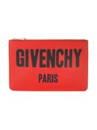 Givenchy Iconic Printed Medium Pouch - Red