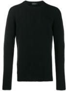 Roberto Collina Slim-fit Knit Sweater - Black