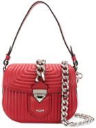 Moschino Chain Designed Satchel Bag - Red