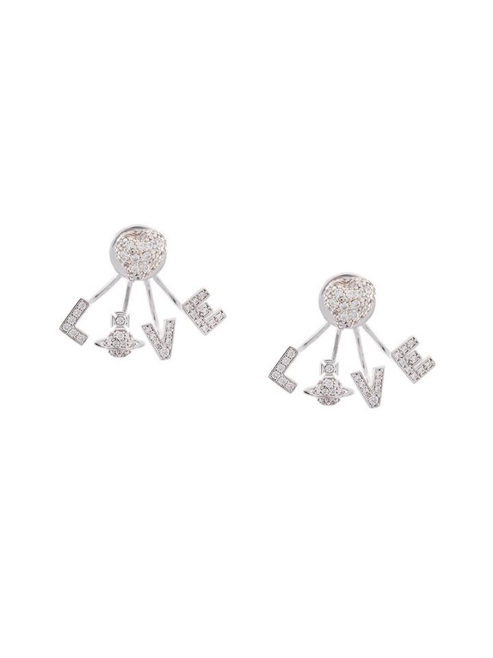 Vivienne Westwood 'agatha' Earrings, Women's, Metallic