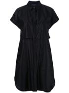 Rag & Bone Layered Shirt Dress - Black