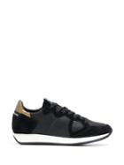 Philippe Model Contrasting Detail Sneakers - Black