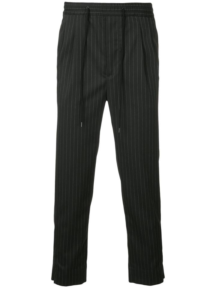 Monkey Time Striped Trosers - Black