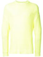 Education From Youngmachines Ribbed Knit Jumper - Yellow