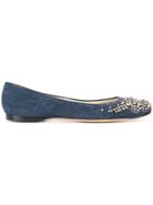 Emma Hope Shoes Diadema Chisel Ballerina Shoes - Blue