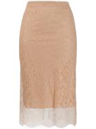 Tom Ford Layered Lace Skirt - Neutrals