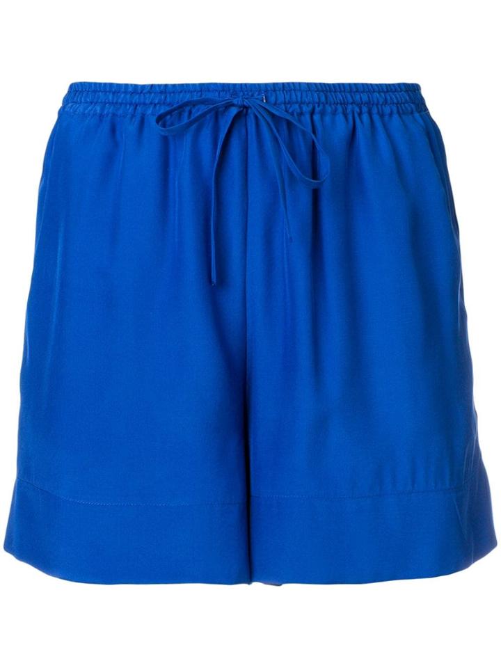 P.a.r.o.s.h. Drawstring Waist Shorts - Blue