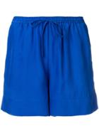 P.a.r.o.s.h. Drawstring Waist Shorts - Blue