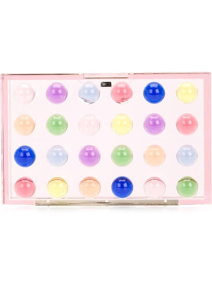 Mary Katrantzou Dotted Box Clutch