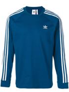 Adidas Contrast Logo Jumper - Blue