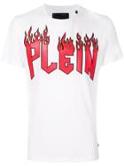 Philipp Plein Plein In Flames T-shirt - White