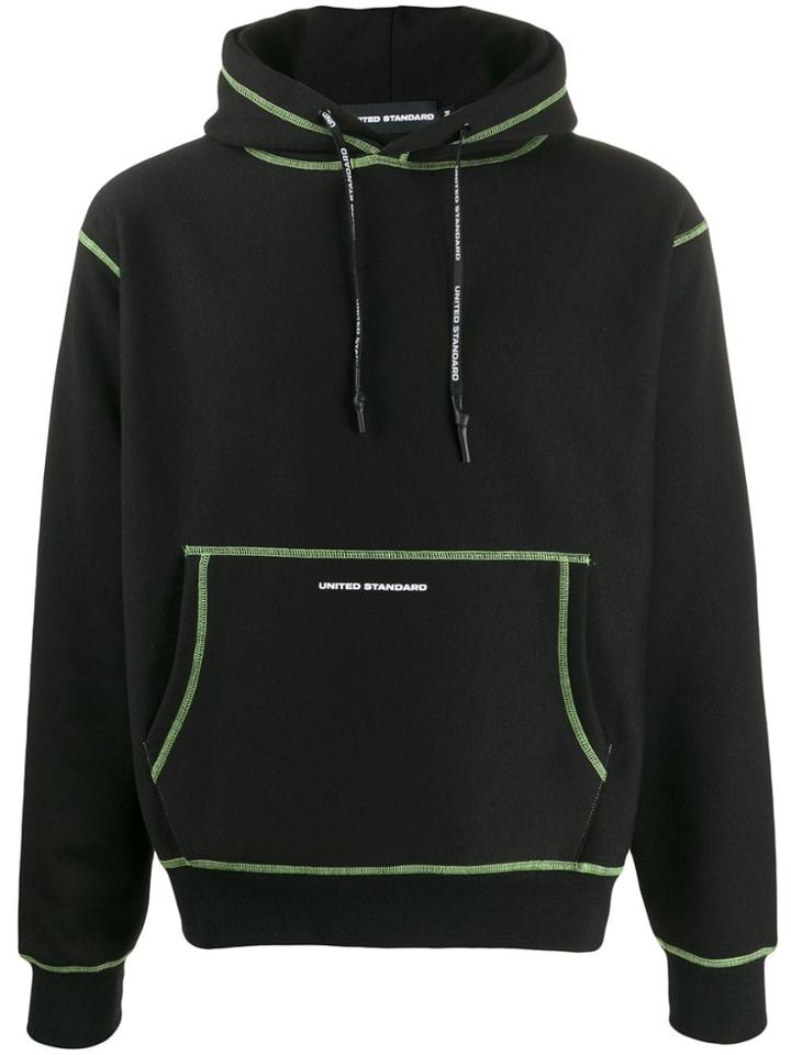 United Standard Contrast Hoodie - Black