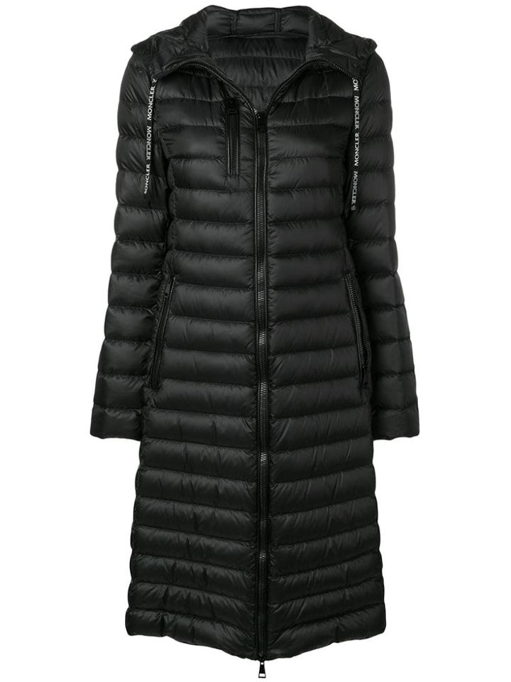 Moncler Hooded Padded Coat - Black