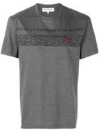 Salvatore Ferragamo Logo Printed T-shirt - Grey