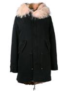 Mr & Mrs Italy Denim Mid Parka - Black