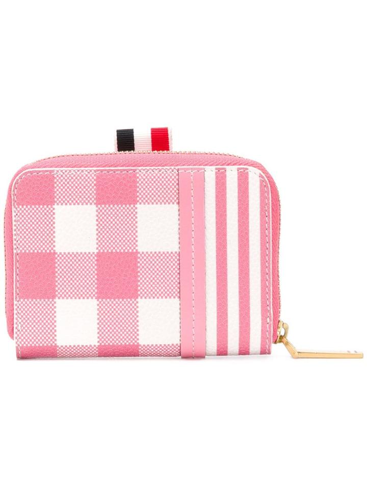 Thom Browne Fun-mix Short Graphic Slim Short Wallet - Pink