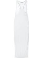 T By Alexander Wang Long Tank Dress, Women's, Size: Medium, White, Rayon