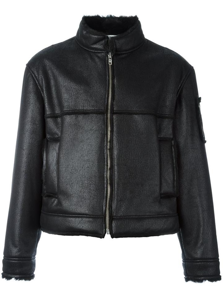 Gosha Rubchinskiy Short Shearling Coat