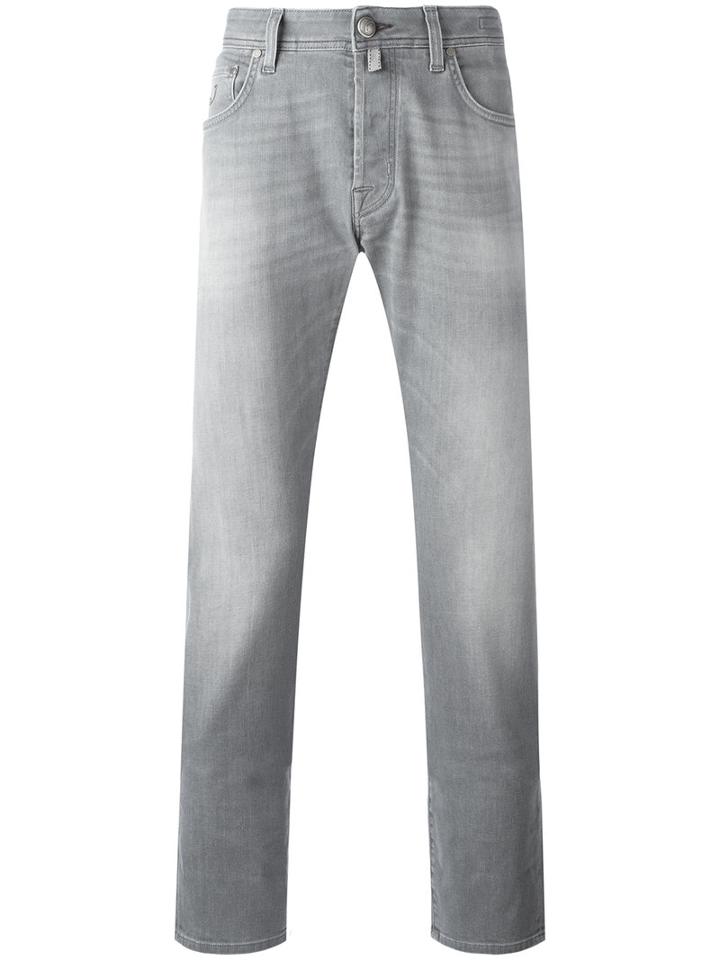 Jacob Cohen Slim-fit Jeans, Size: 34/34, Grey, Cotton/spandex/elastane