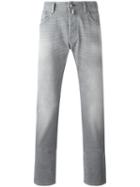 Jacob Cohen Slim-fit Jeans, Size: 34/34, Grey, Cotton/spandex/elastane