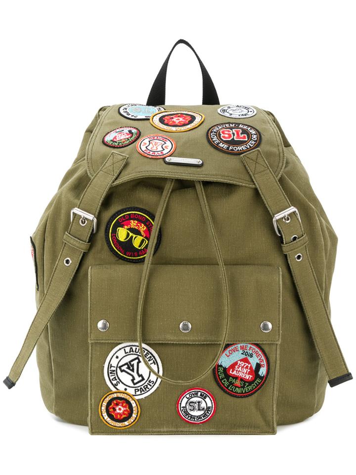Saint Laurent Noe Backpack - Green