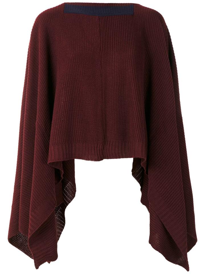 Mara Mac Knitted Blouse - Red