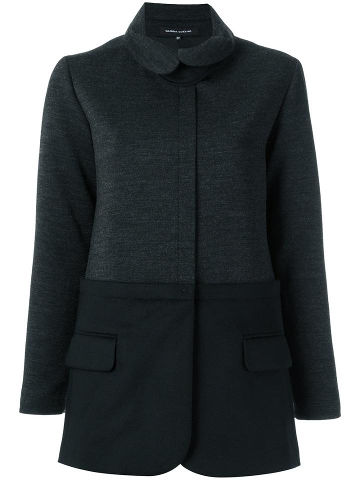 Gloria Coelho - Zip Fastening Jacket - Women - Wool - Gg, Black, Wool