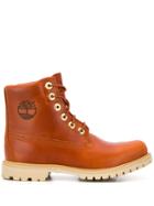 Timberland Lace-up Ankle Boots - Orange