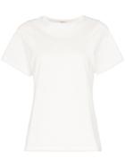 Toteme Espera Short Sleeve Cotton T-shirt - White