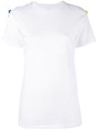 Forte Couture - Pom Pom Detail T-shirt - Women - Cotton - 42, White, Cotton