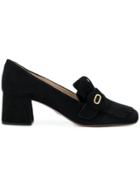 Prada Square Toed Loafers - Black