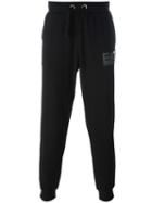 Ea7 Emporio Armani Drawstring Sweatpants, Men's, Size: Small, Black, Cotton