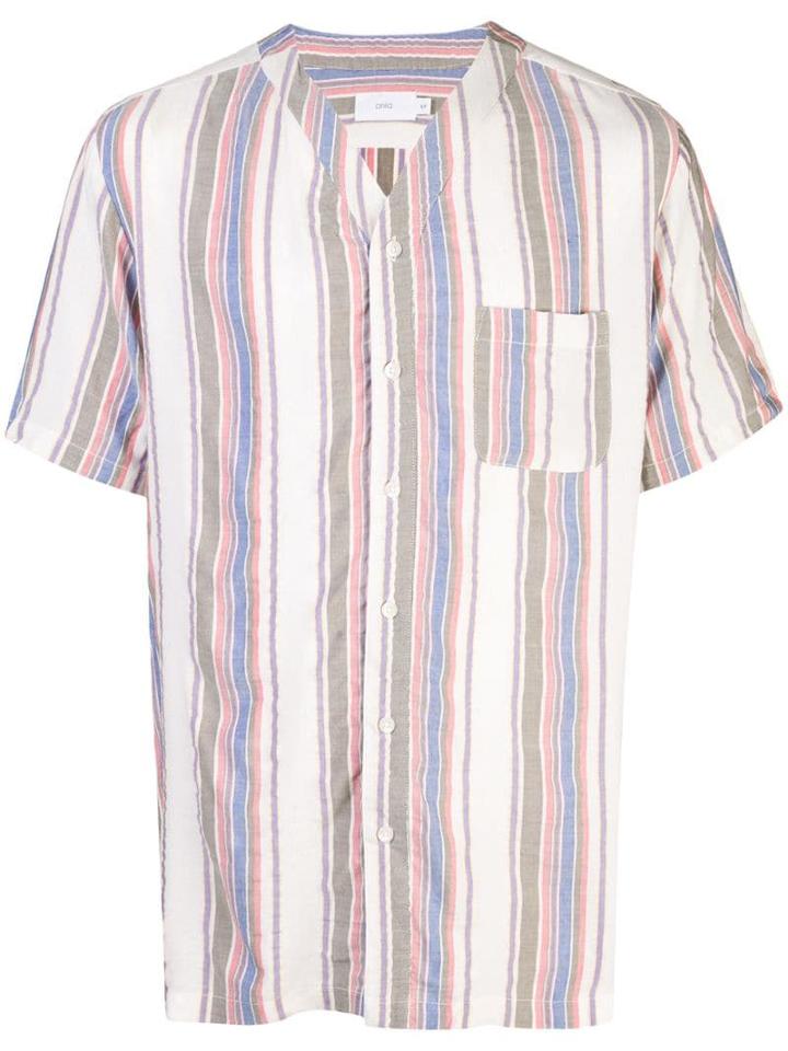 Onia Luca Striped Shirt - White