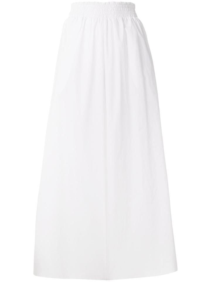 Pringle Of Scotland Wide Leg Poplin Trousers - White