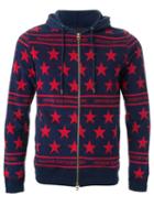 Education From Youngmachines Star Pattern Zip Up Hoodie