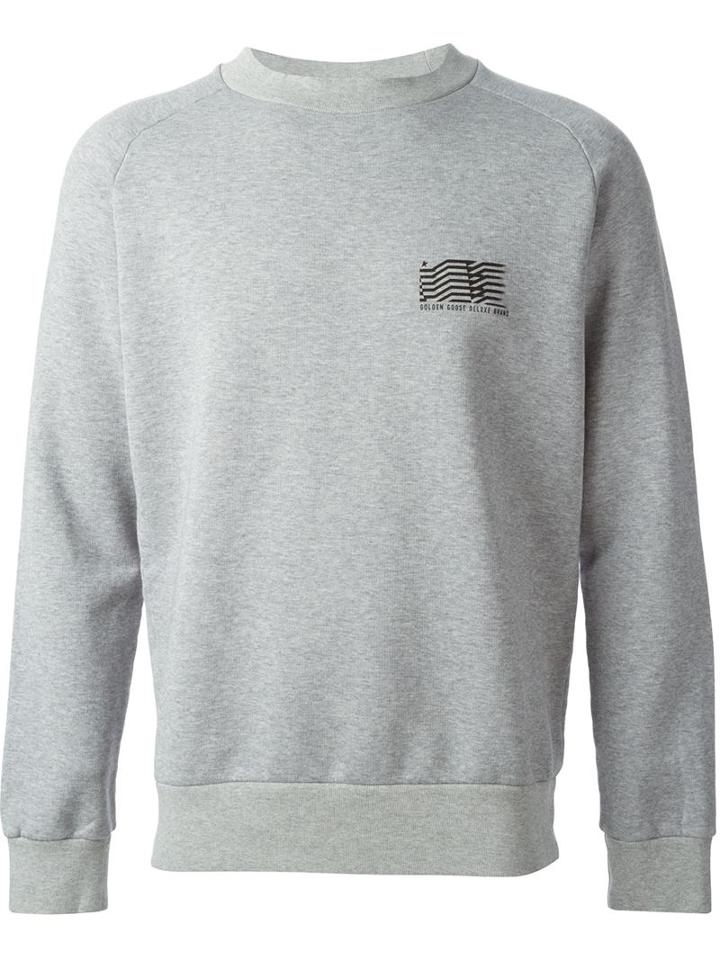 Golden Goose Deluxe Brand Logo Print Sweatshirt