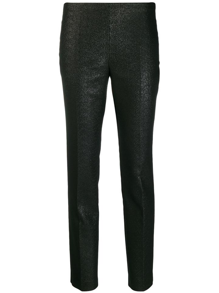 P.a.r.o.s.h. Glitter Skinny-fit Trousers - Black