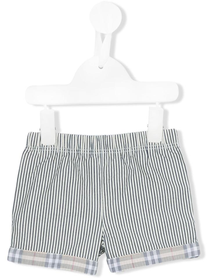 Burberry Kids - Fernie Shorts - Kids - Cotton/spandex/elastane - 9 Mth, Blue