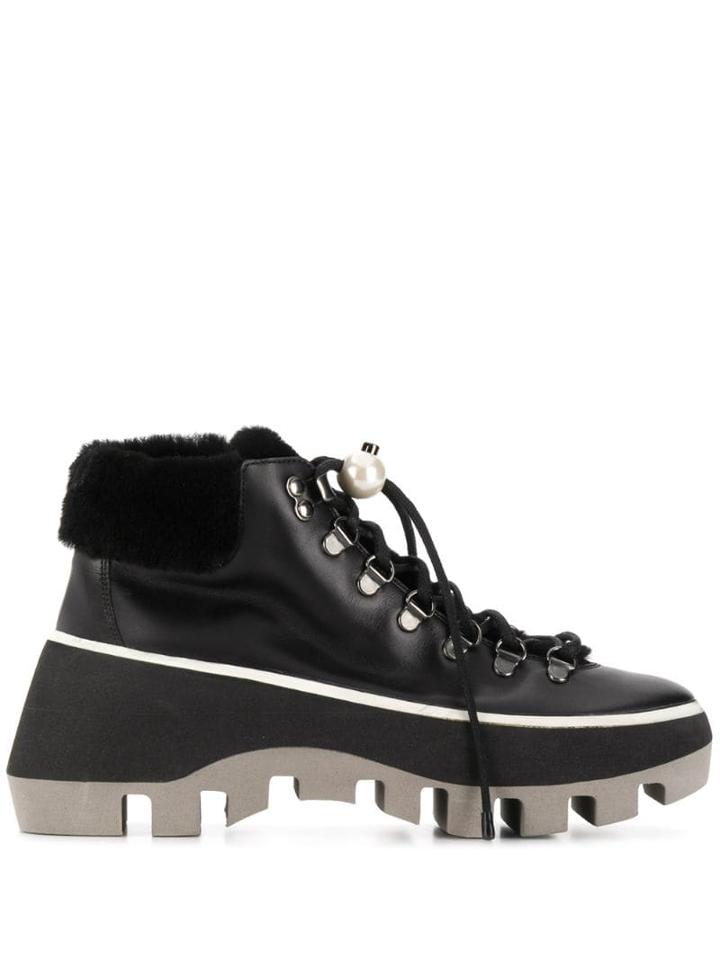 Nicholas Kirkwood Delfi Max Hiking Boots - Black