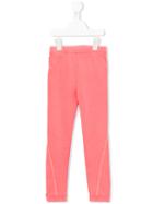 Stella Mccartney Kids - Seam And Cuff Leggings - Kids - Cotton/spandex/elastane - 8 Yrs, Girl's, Pink/purple