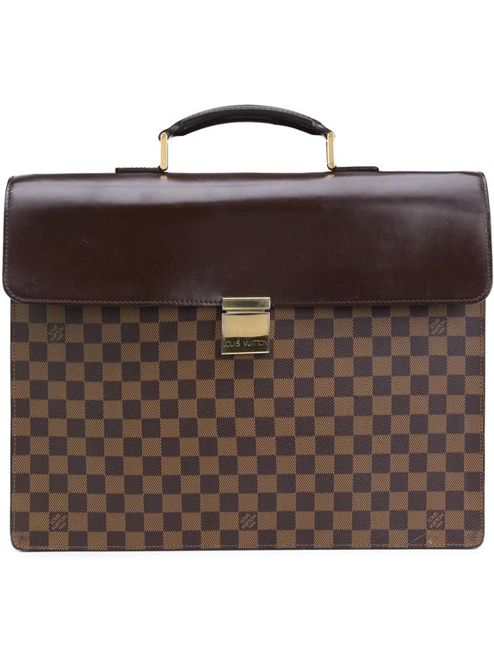 Louis Vuitton Vintage 'damier Ebene Altona' Briefcase