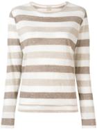 Massimo Alba Striped T-shirt - Nude & Neutrals