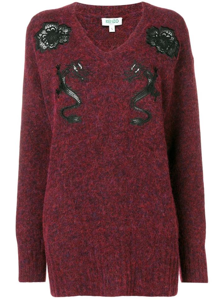 Kenzo Embroidered Dragon Jumper