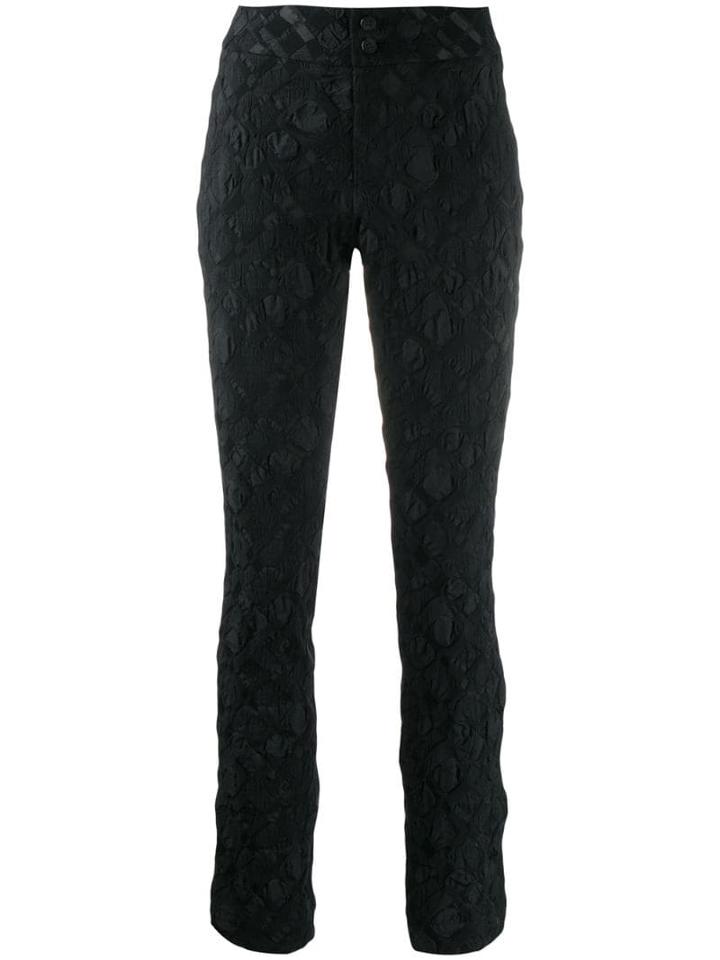Issey Miyake Straight-cut Trousers - Black