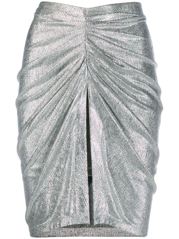 Iro Tirda Midi Skirt - Metallic