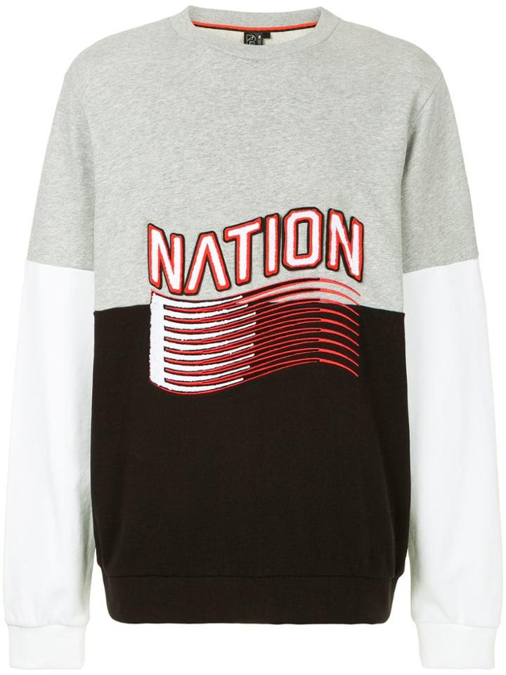 P.e Nation Foul Play Sweat - Grey