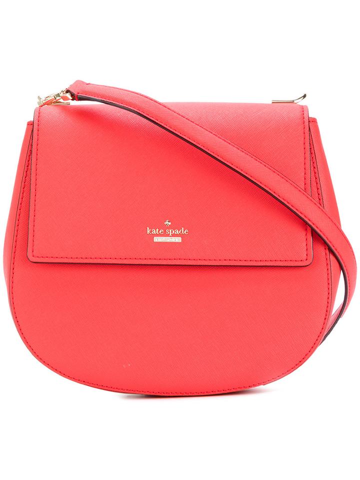 Kate Spade - Saddle Bag - Women - Calf Leather/polyester/polyurethane - One Size, Yellow/orange, Calf Leather/polyester/polyurethane