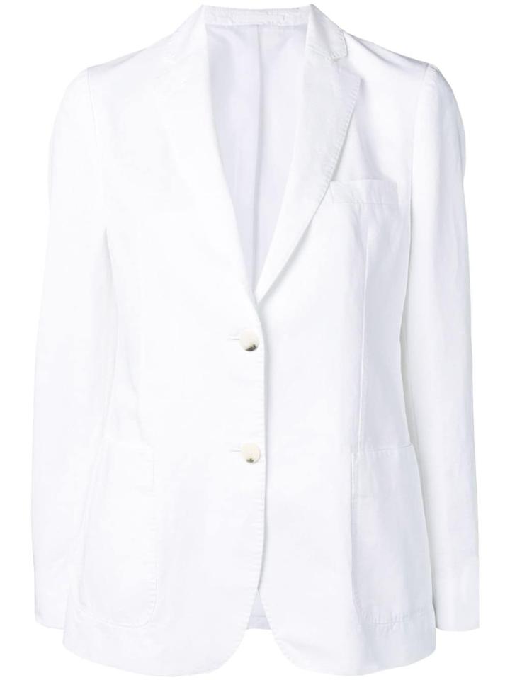 Officine Generale Single Breasted Blazer - White