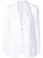 Officine Generale Single Breasted Blazer - White